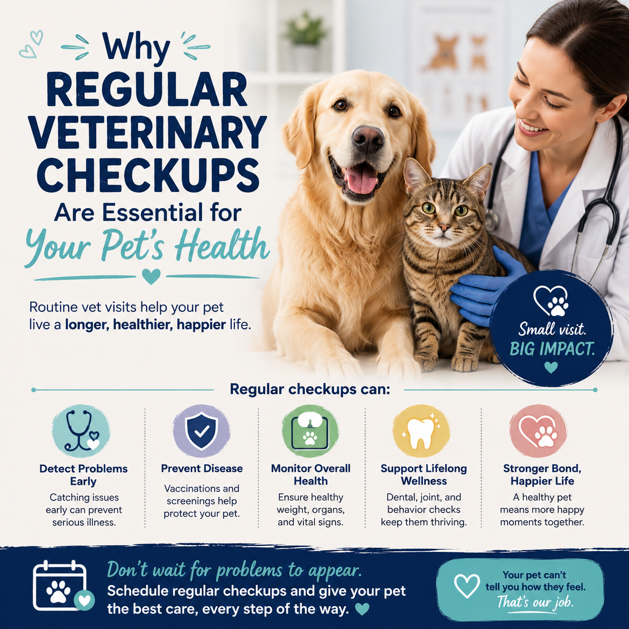 Why Regular Veterinary Checkups Are Essential for Your Pet’s Health