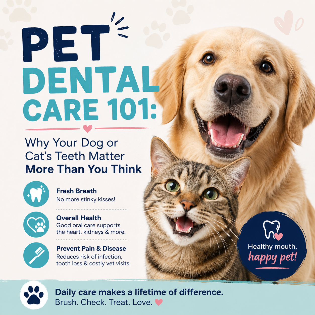 Pet Dental Care 101: Why Your Dog or Cat’s Teeth Matter More Than You Think